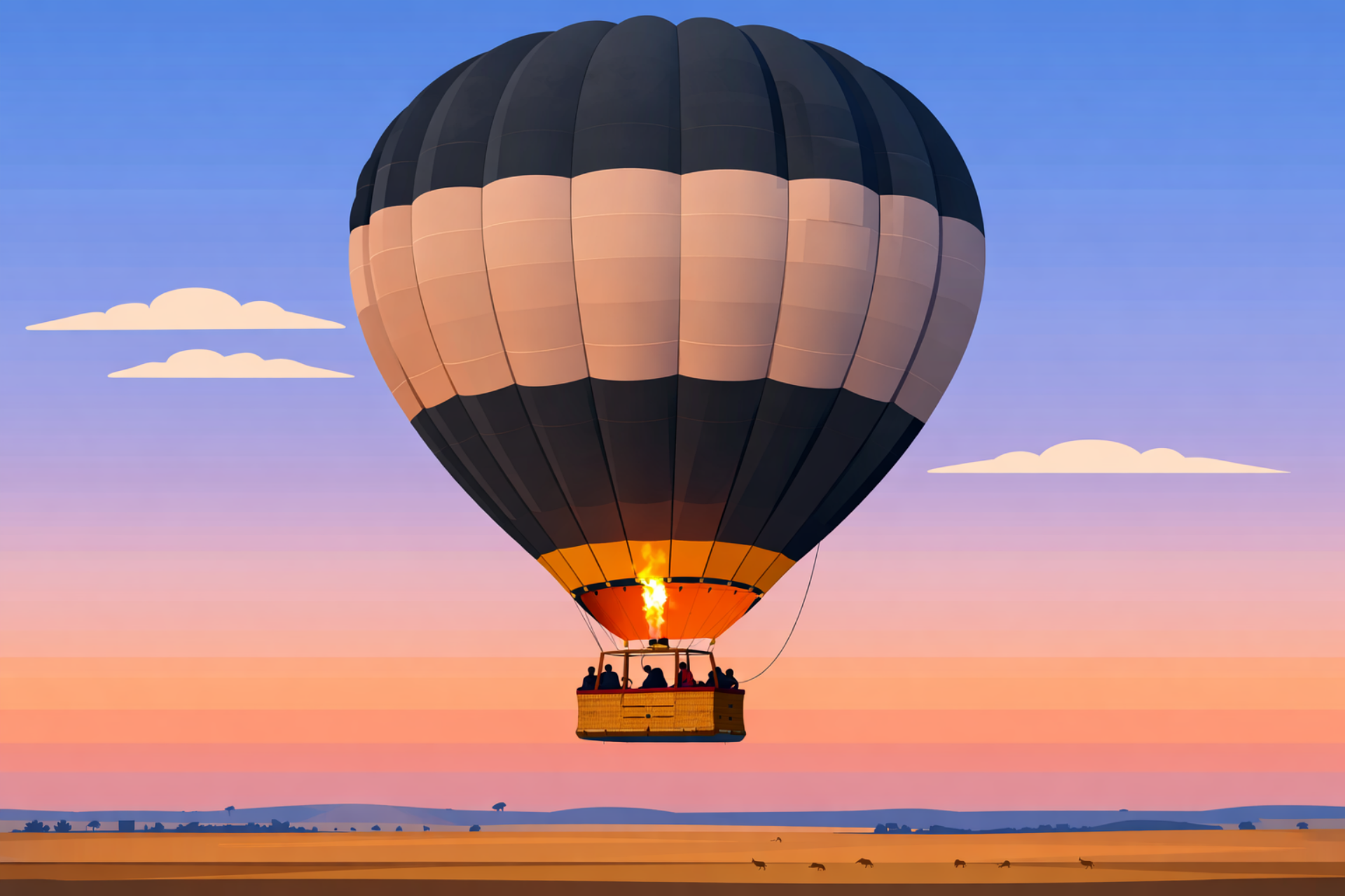 Hot Air Balloon Safari